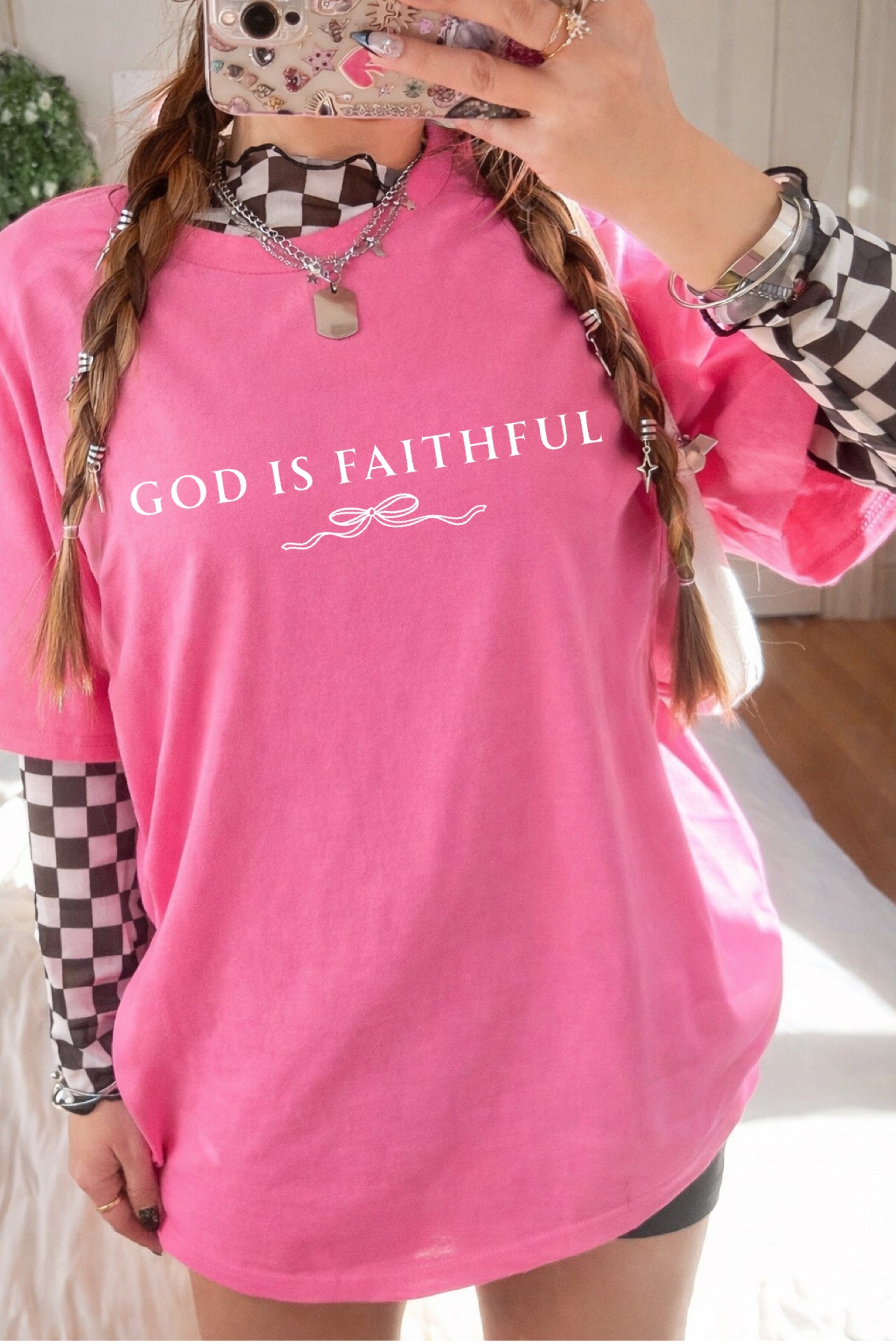Dainty God is Faithful Tees & Sweats