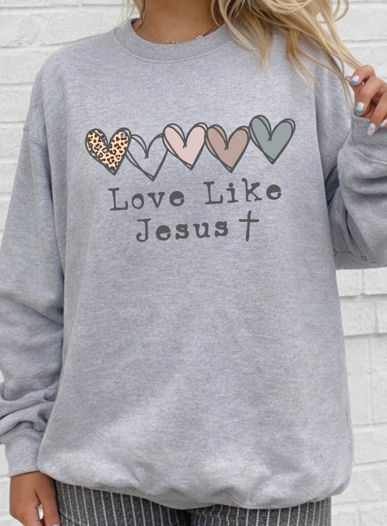 Love Like Jesus Hearts Tees & Sweatshirts