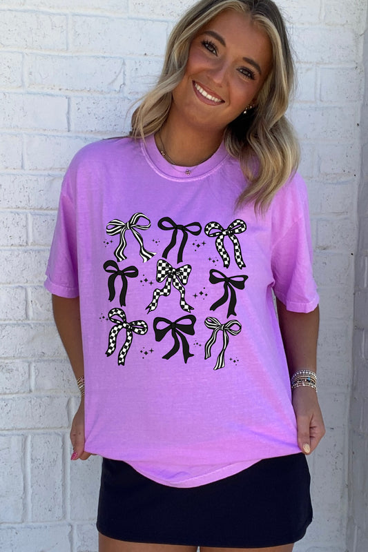 Black & White Bow Tee