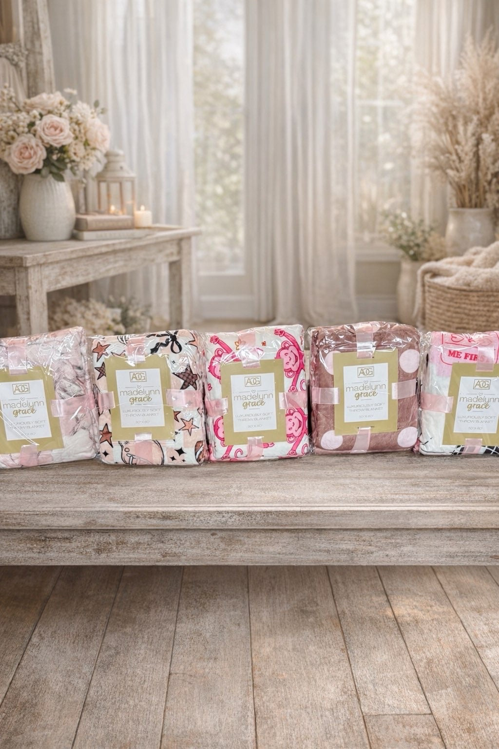 Madelynn Grace Luxe Fleece Blankets