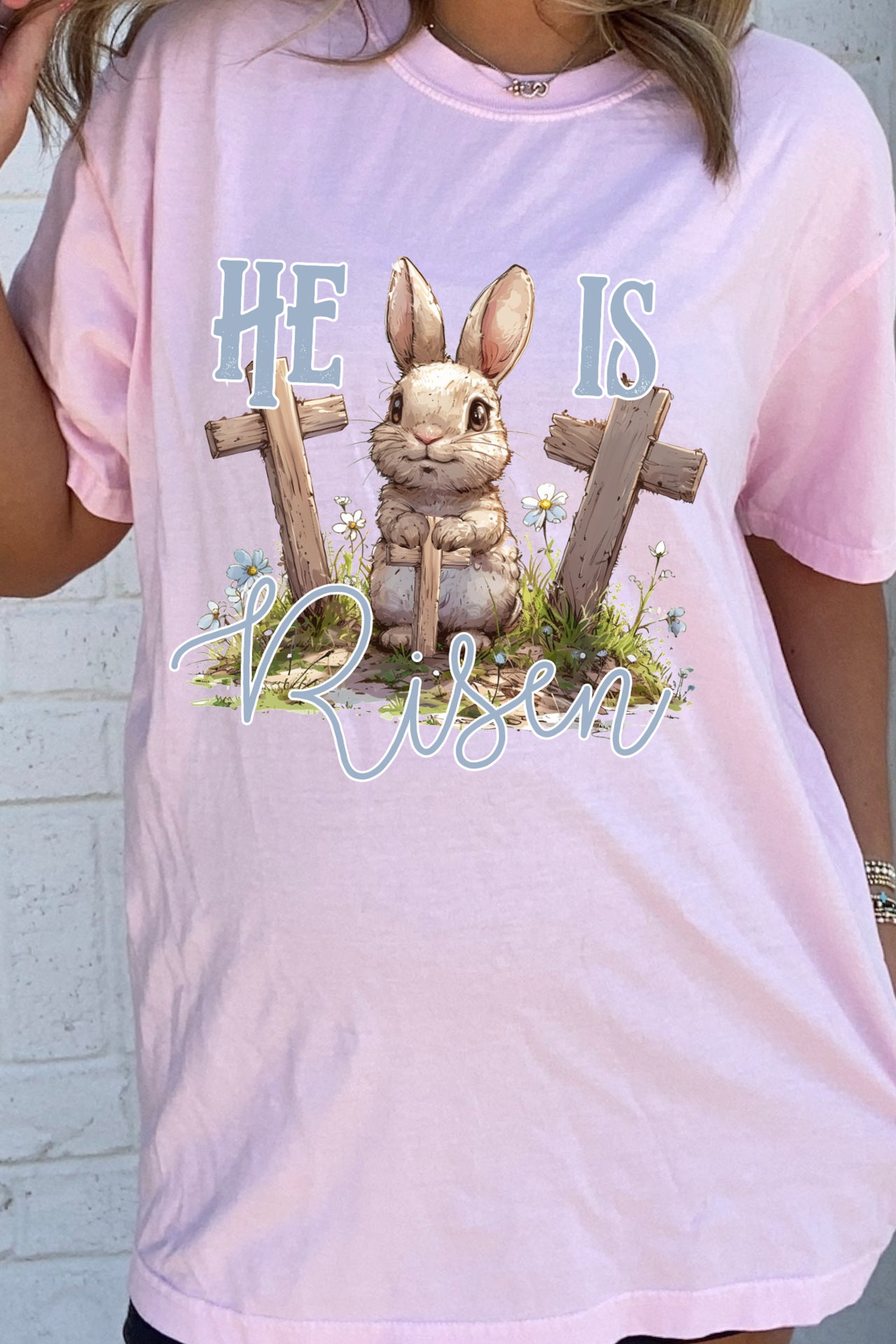 He is Risen Bunny Tee
