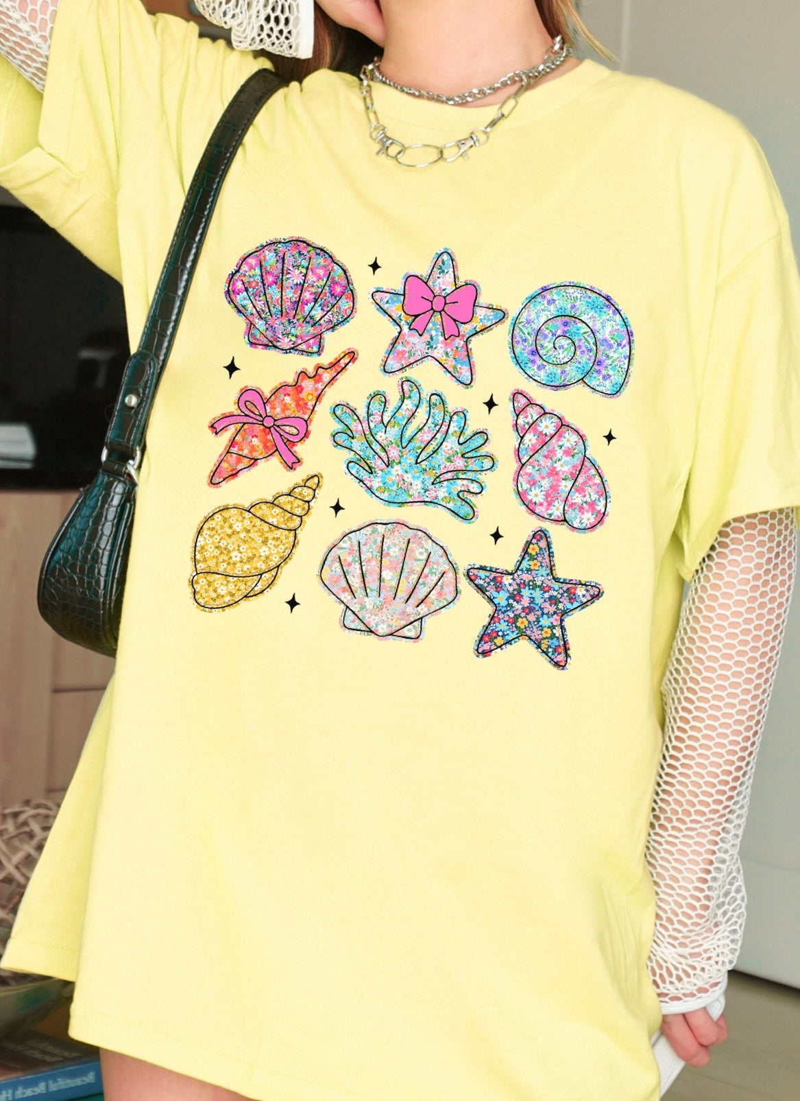 Coquette Seashells Tees & Sweatshirts