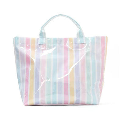 Striped PVC Bag - preorder