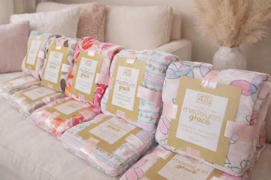 Madelynn Grace Luxe Fleece Blankets
