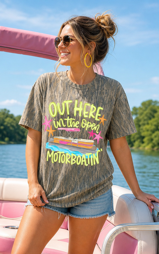 Mossy Oak Motorboatin' Tee