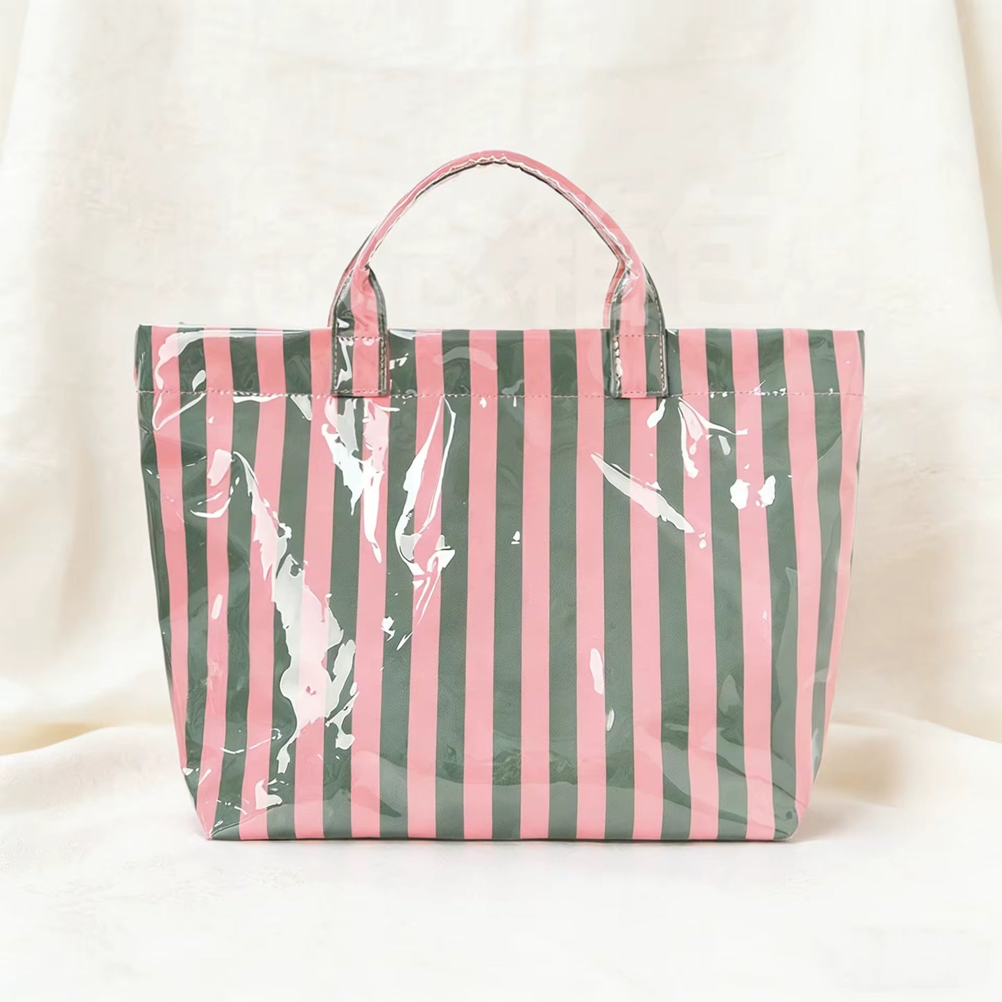 Striped PVC Bag - preorder