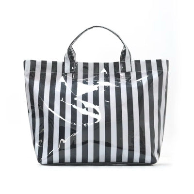 Striped PVC Bag - preorder