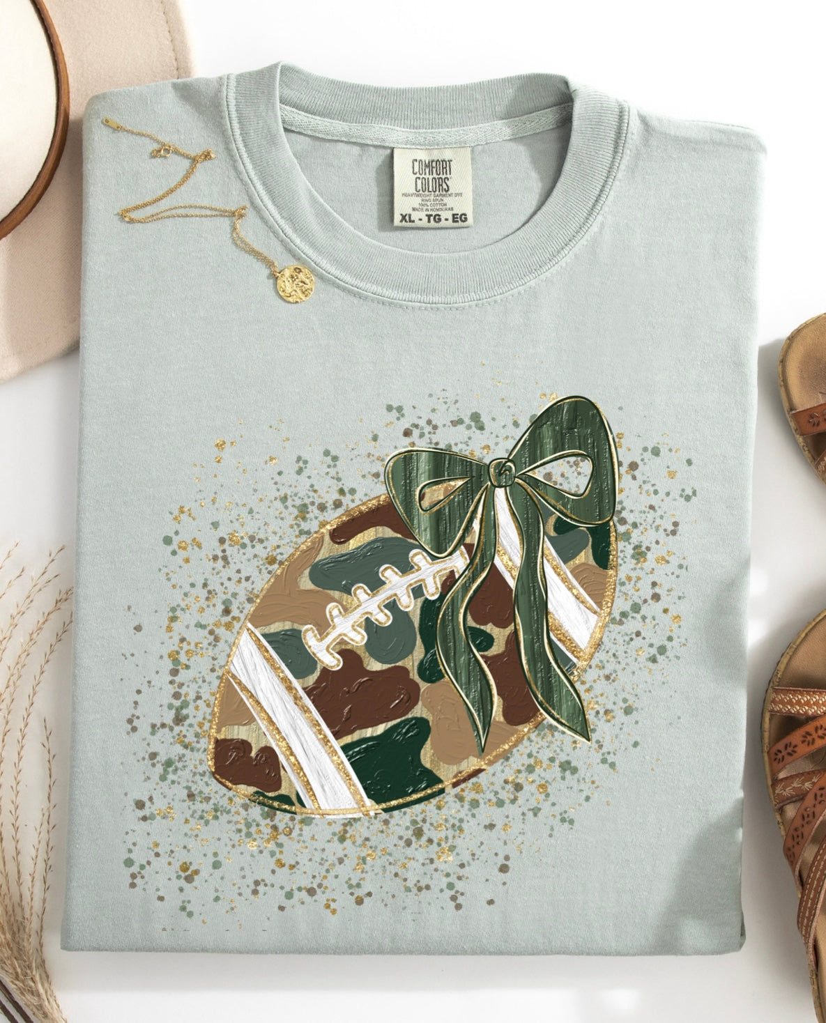 Camo Football Tees & Sweatshirts