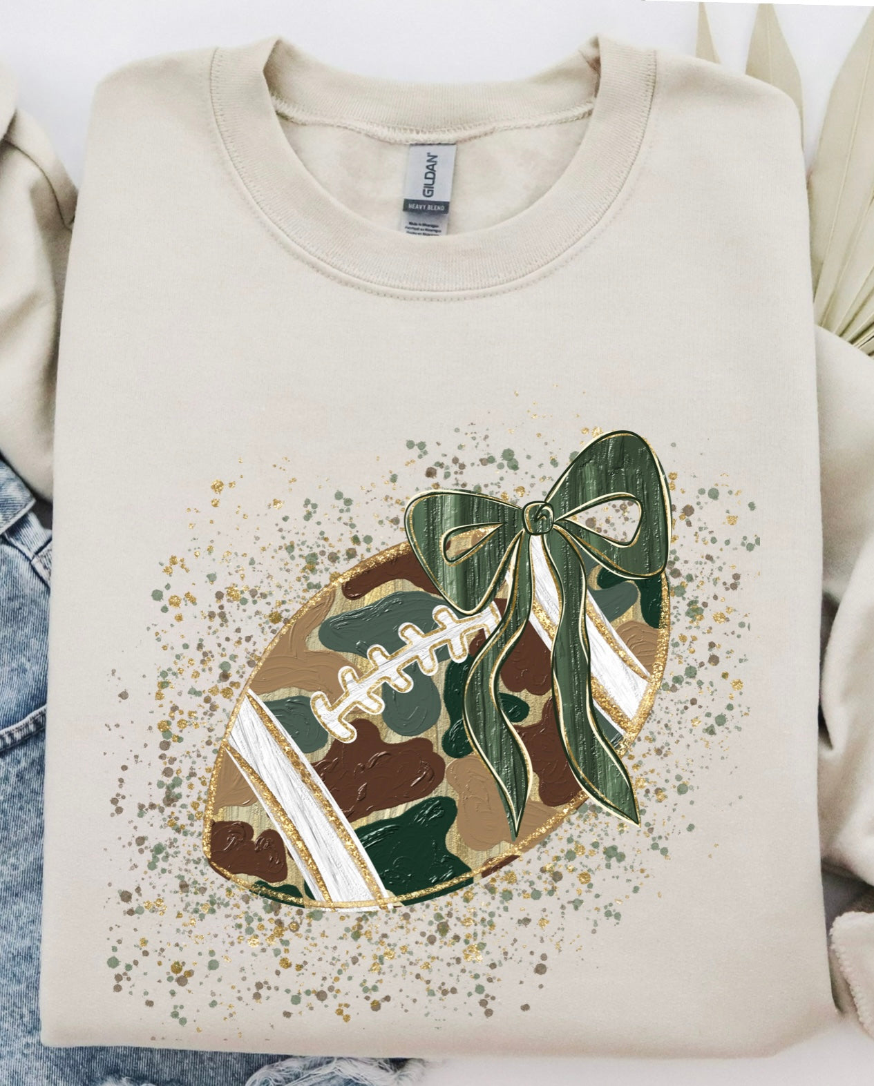 Camo Football Tees & Sweatshirts