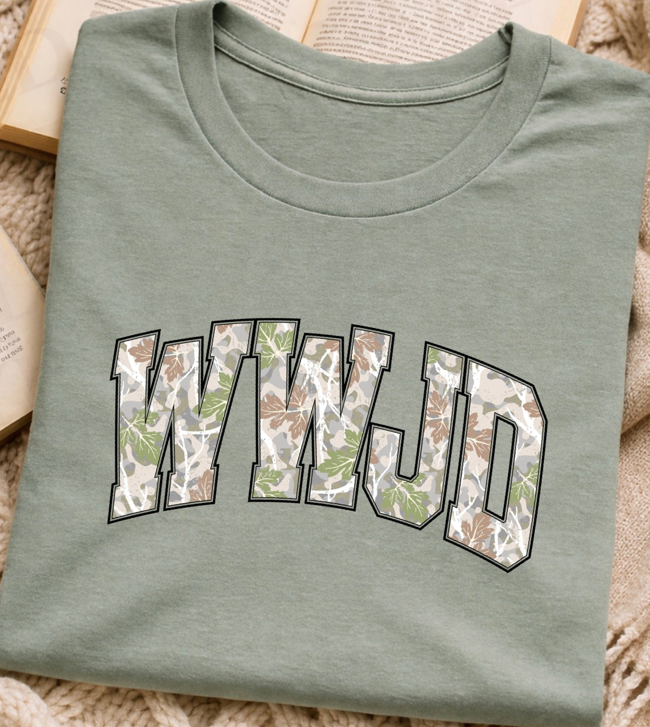 Camo WWJD Tee