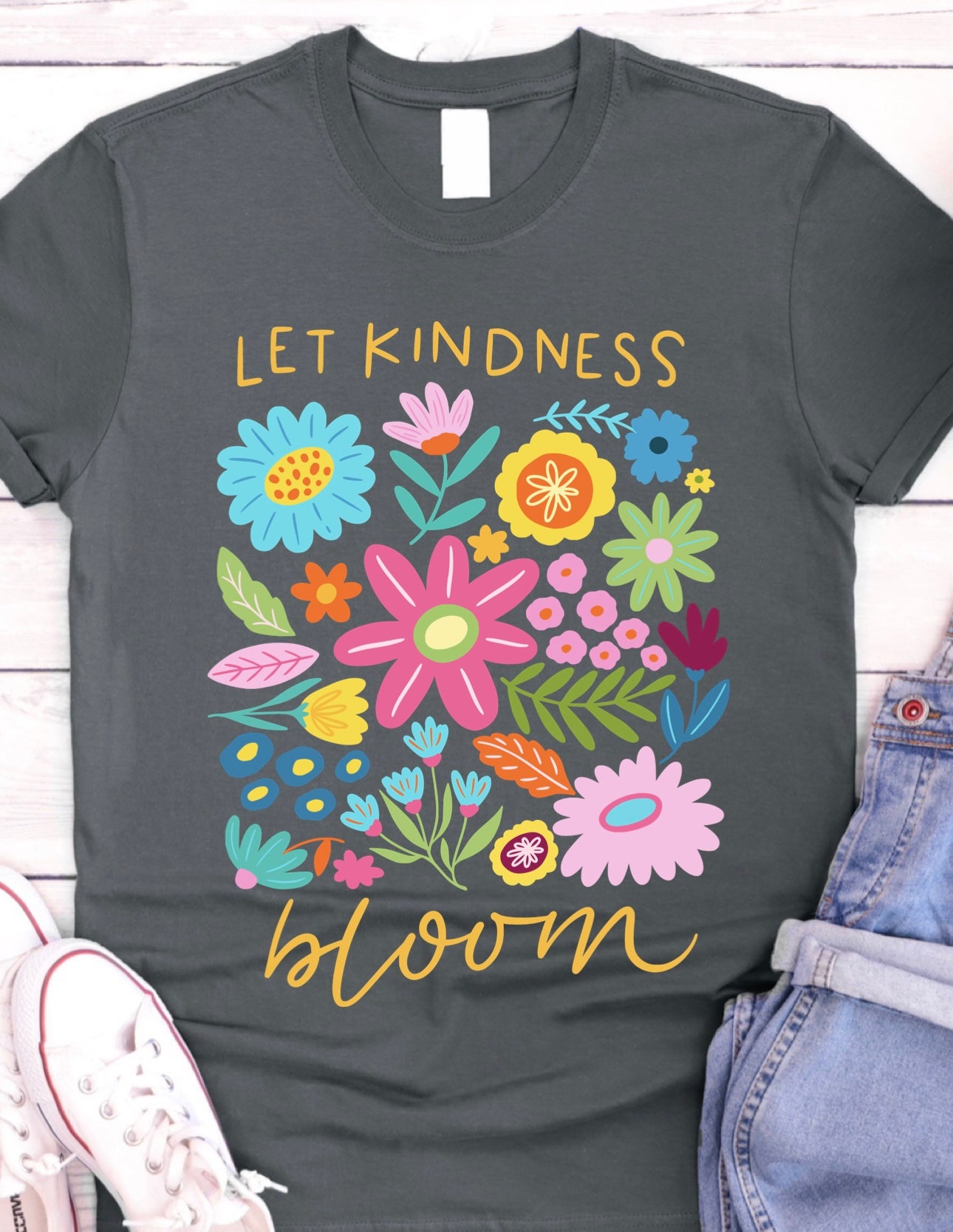 Let Kindness Bloom Tees