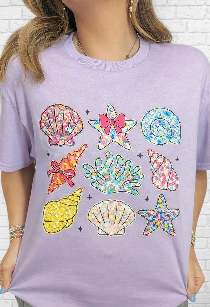 Coquette Seashells Tees & Sweatshirts