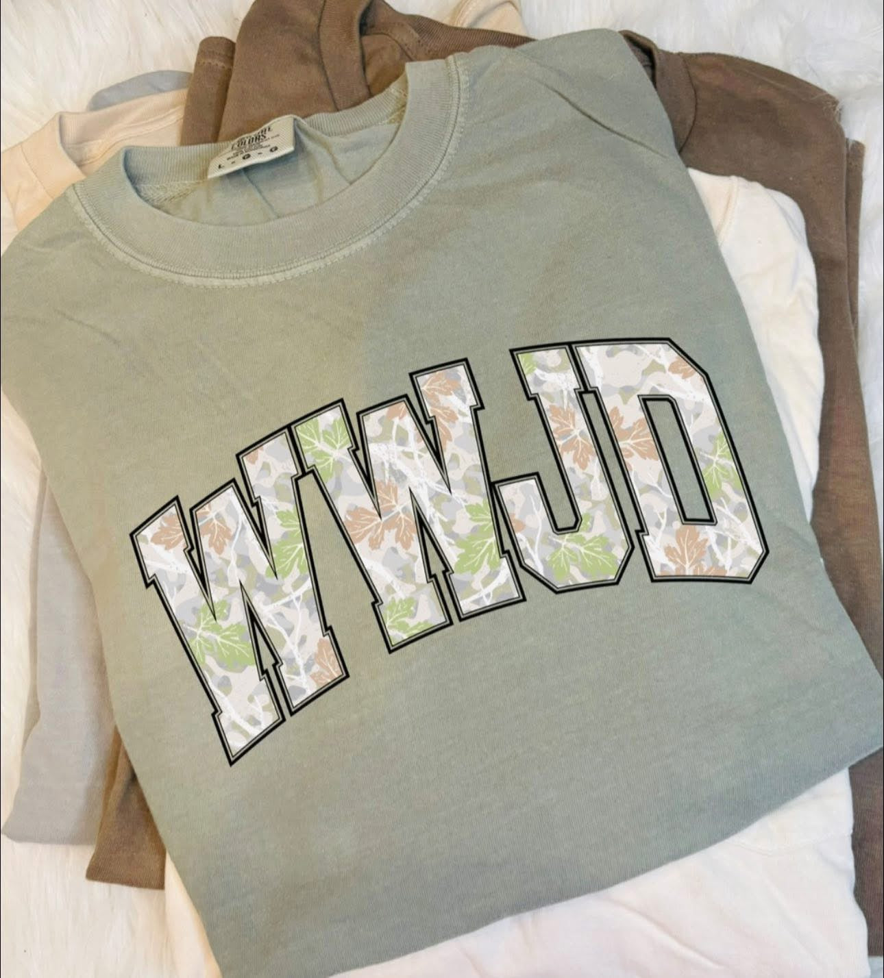 Camo WWJD Tee