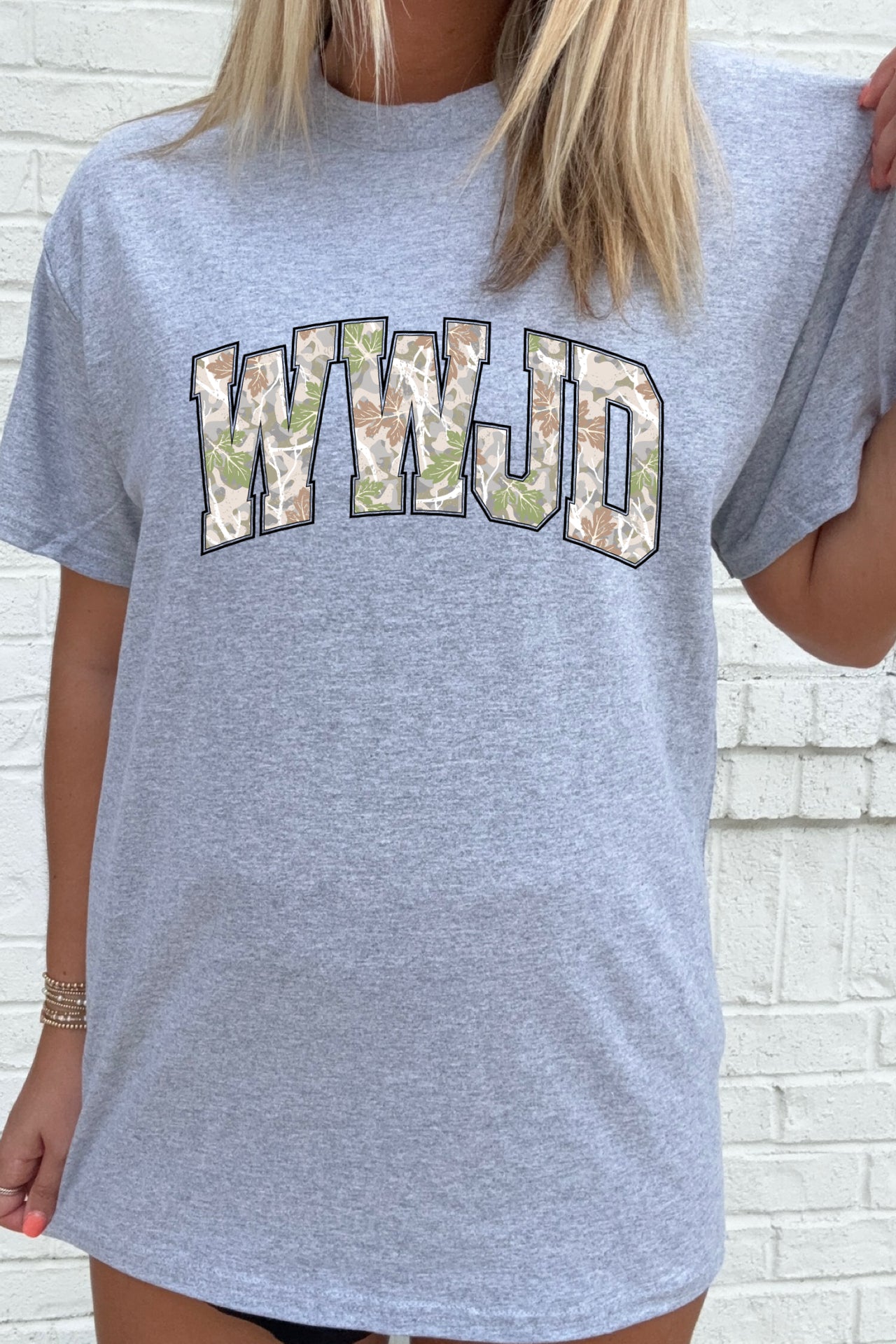 Camo WWJD Tee