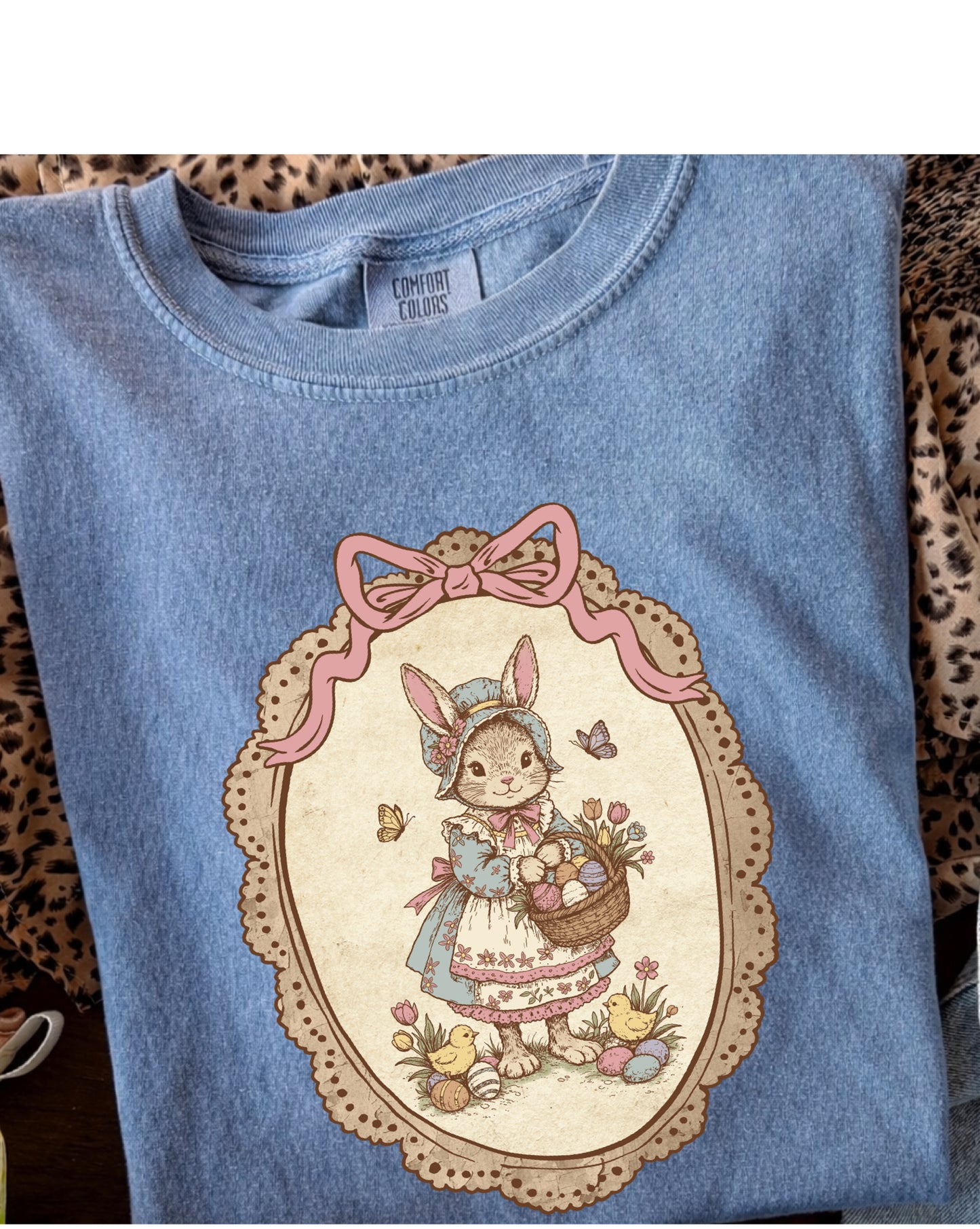 Vintage Frame Bunny Tees