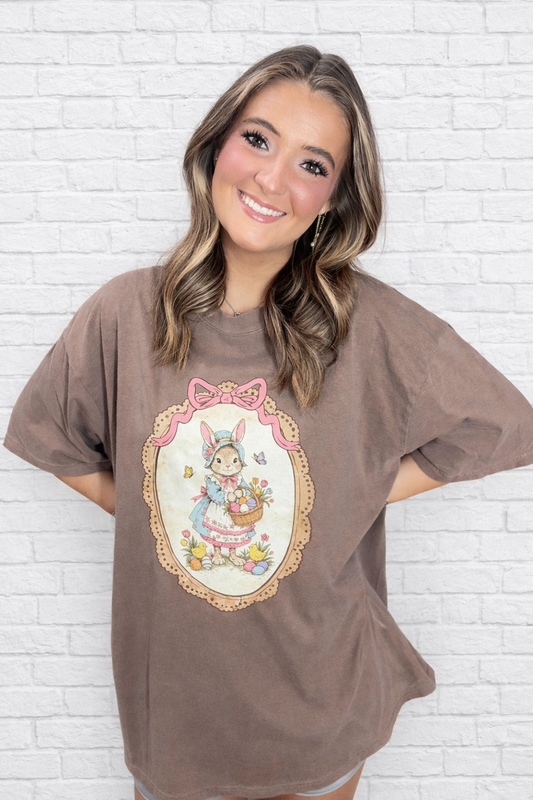 Vintage Frame Bunny Tees