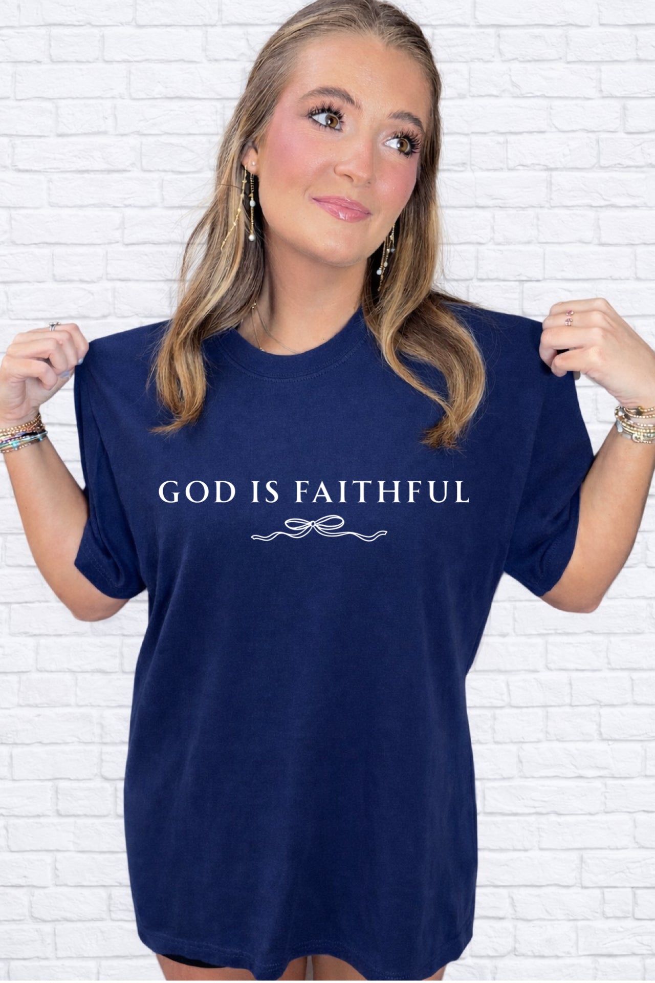 Dainty God is Faithful Tees & Sweats
