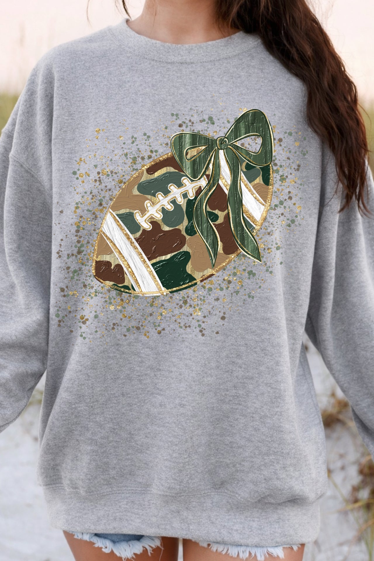 Camo Football Tees & Sweatshirts