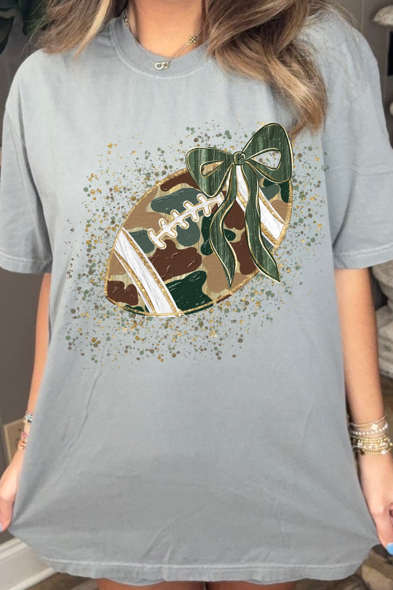 Camo Football Tees & Sweatshirts