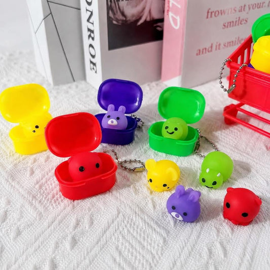 Keychain Mini Pet Squishies DOZEN