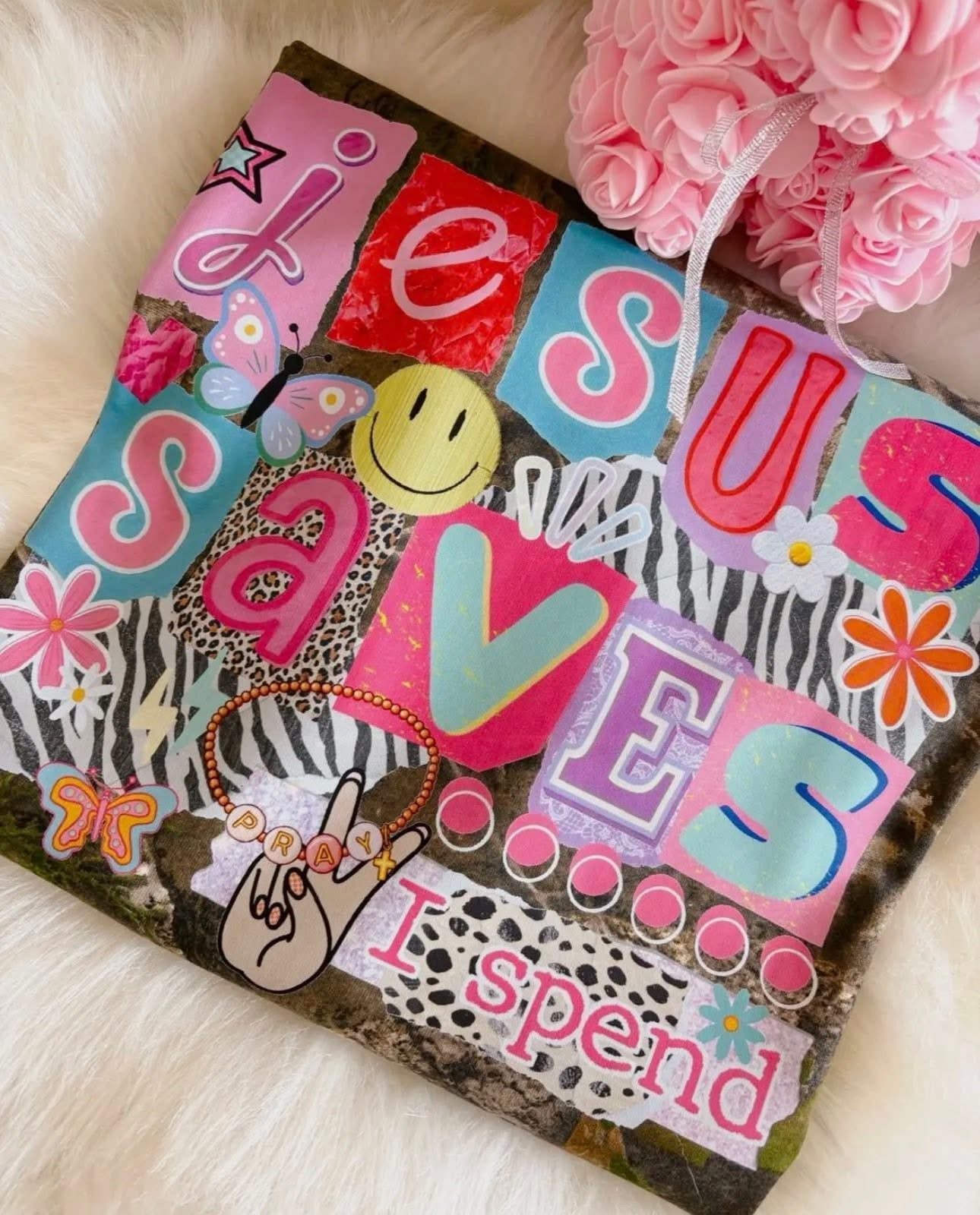 Camo Jesus Saves, I Spend Tees