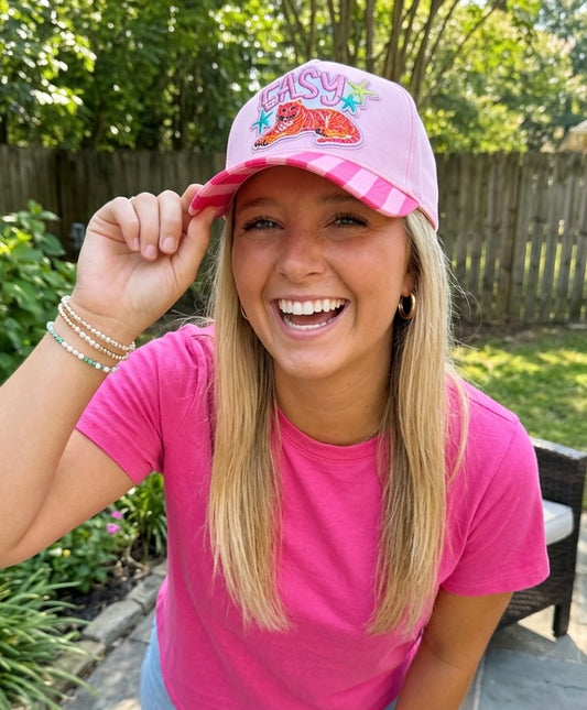 Easy Tiger Striped Hat with Patch (PREORDER)
