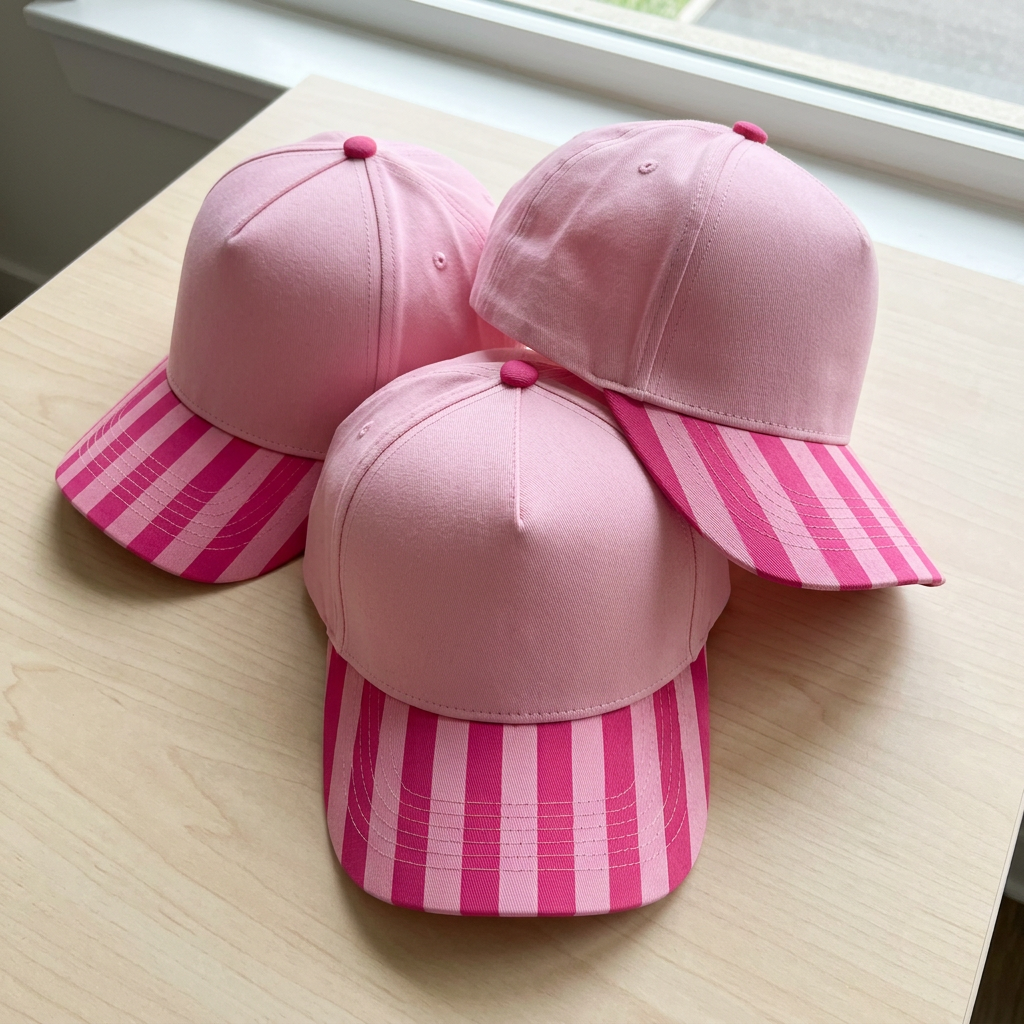 Pink Striped Hat blank - PREORDER