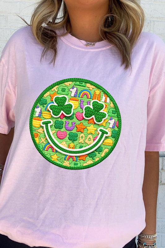 Lucky Charms Smiley Face Tee