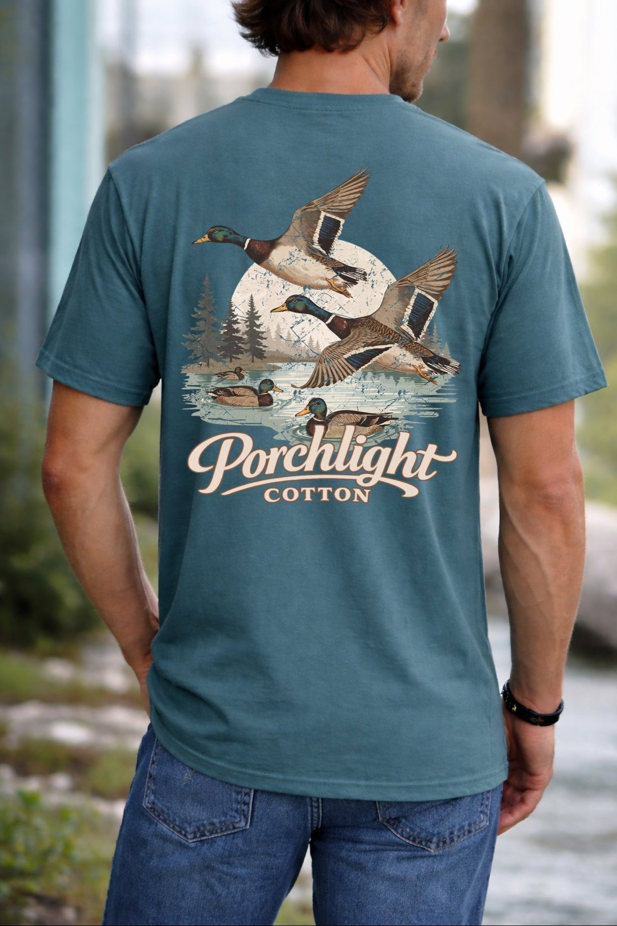 Porchlight Cotton Flying Ducks CC Tee