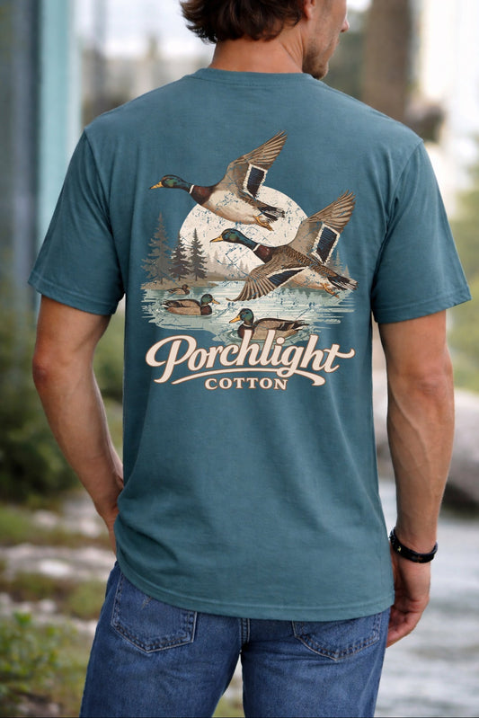 Porchlight Cotton Flying Ducks CC Tee