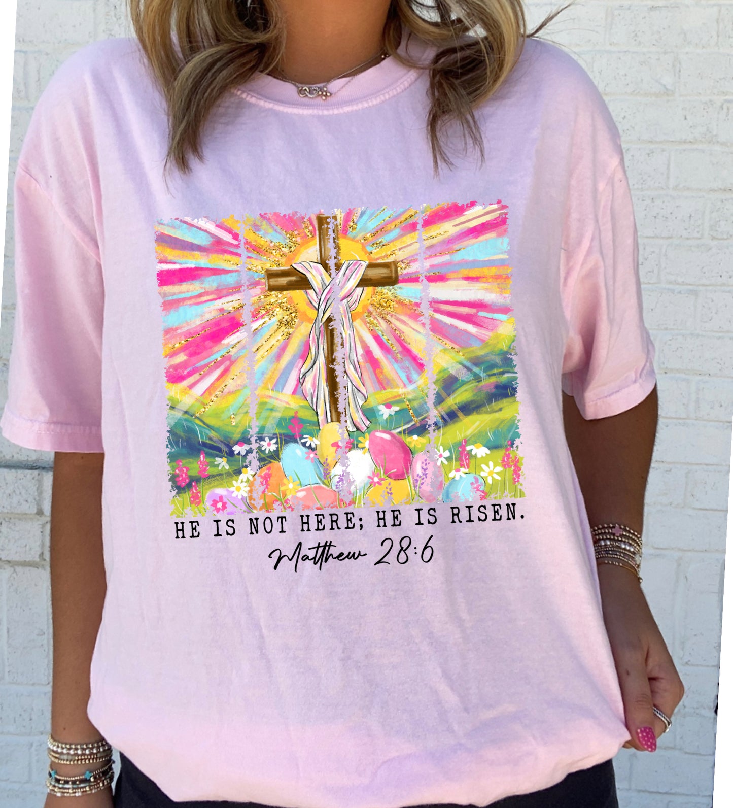 He is Not Here; He is Risen Tee