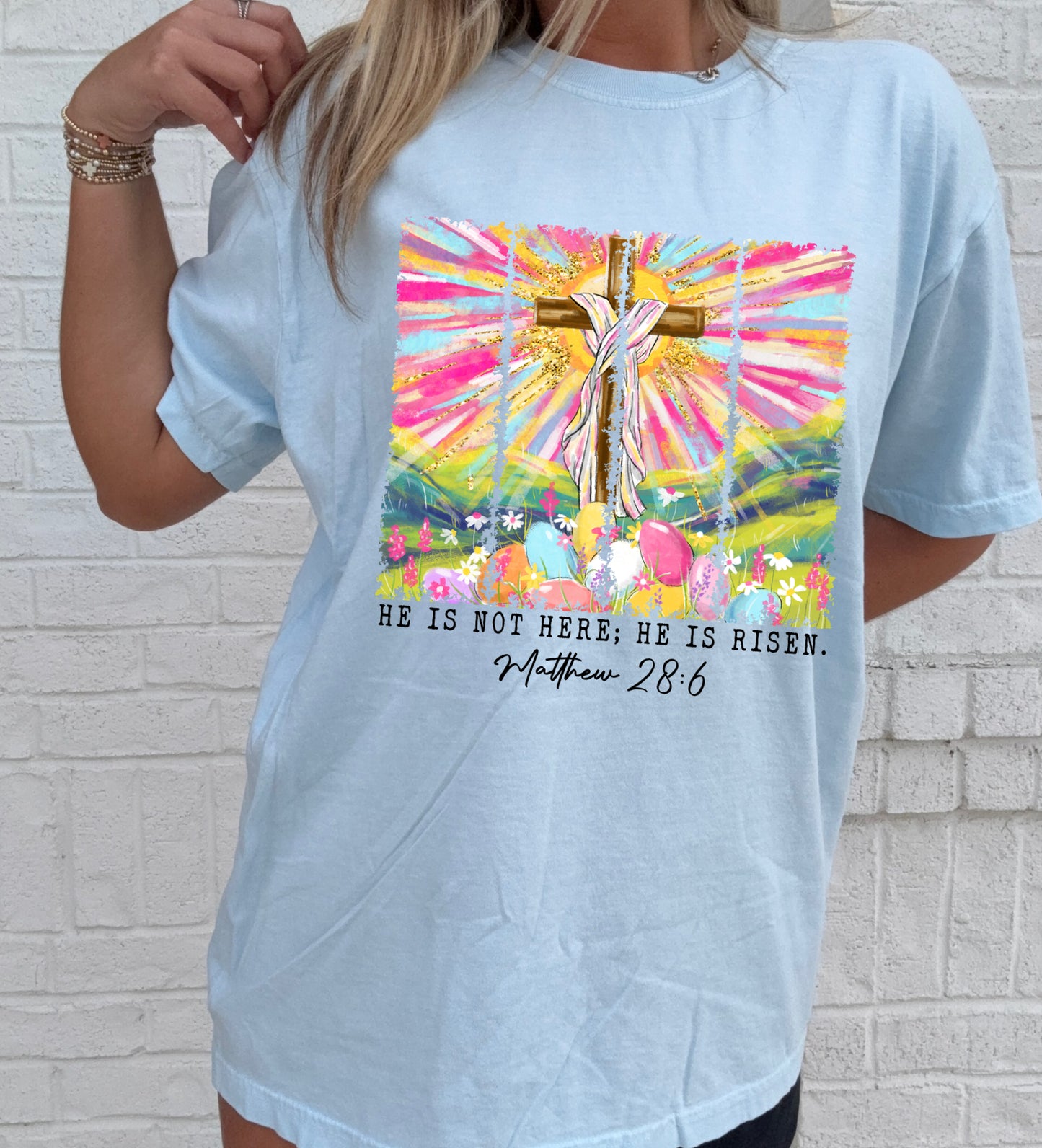 He is Not Here; He is Risen Tee