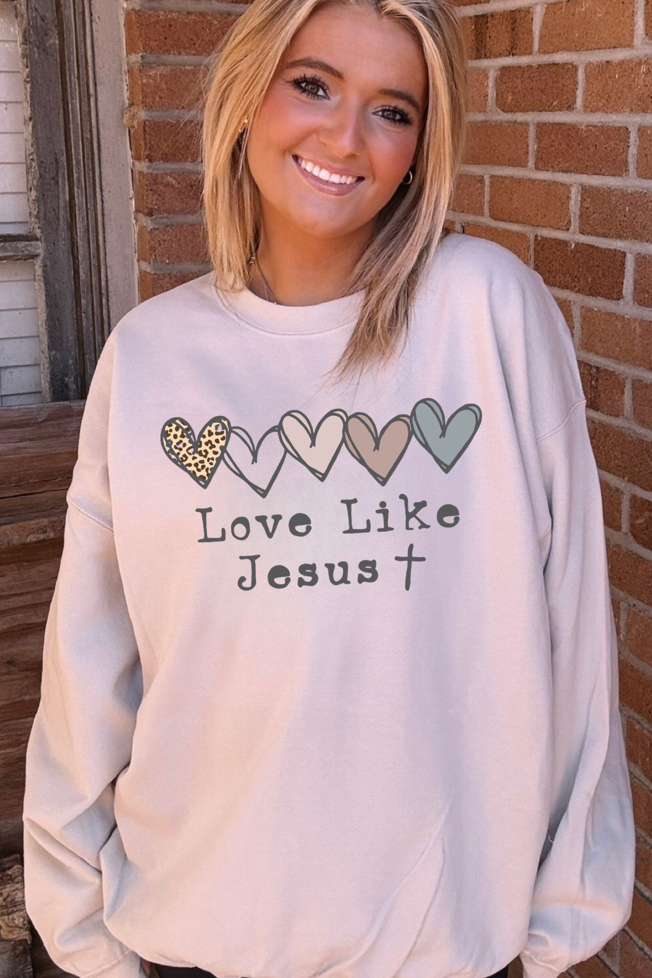 Love Like Jesus Hearts Tees & Sweatshirts