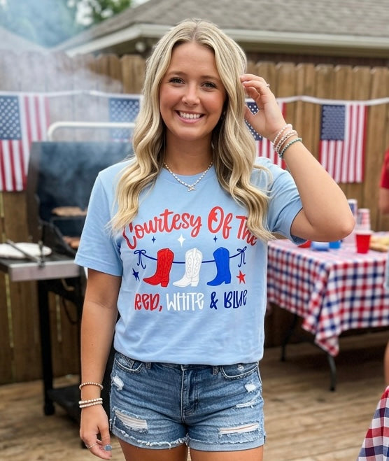 Courtesy of the Red, White, and Blue Tee
