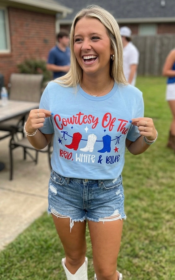 Courtesy of the Red, White, and Blue Tee