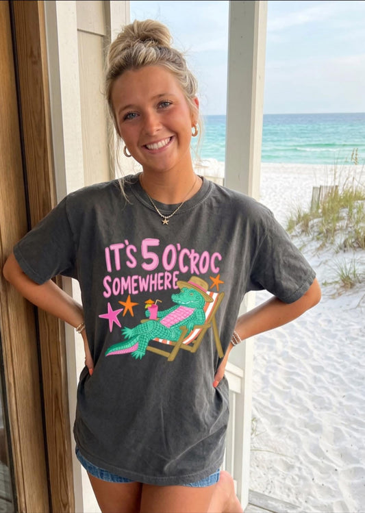 It's 5 O'Croc Somehwere Tee