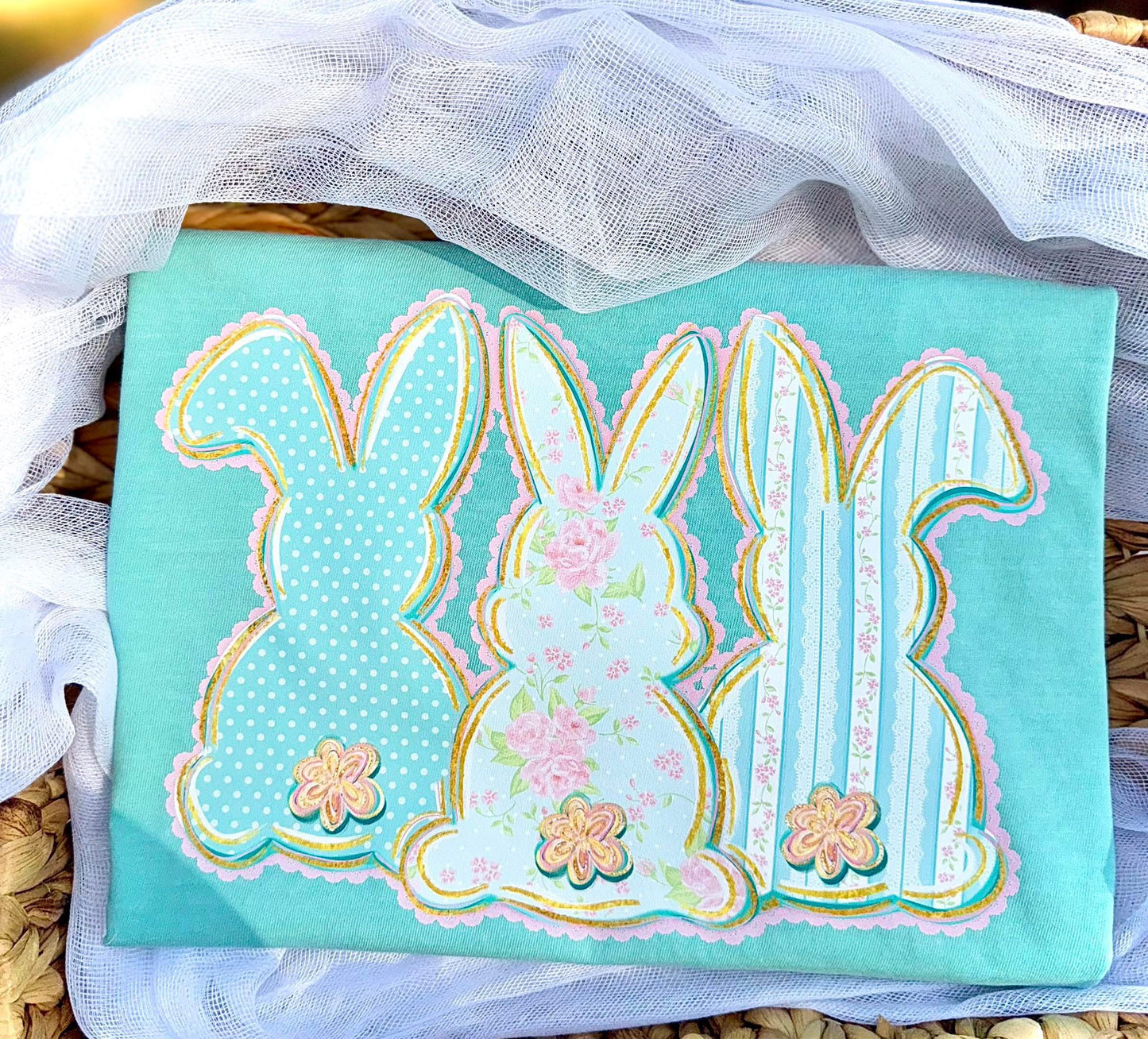 Coquette Bunny Trio Tee