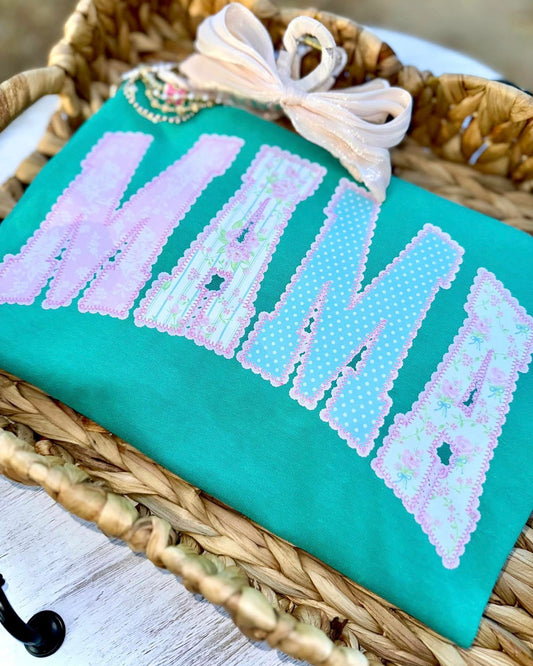 Coquette Seersucker Mama Tees