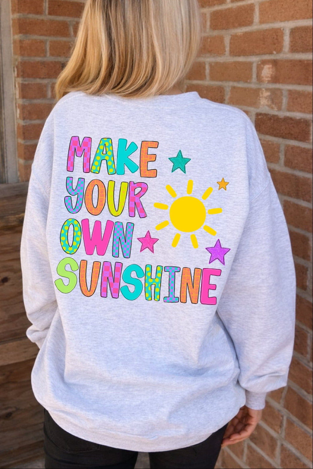 Make Your Own Sunshine Sweatshirt