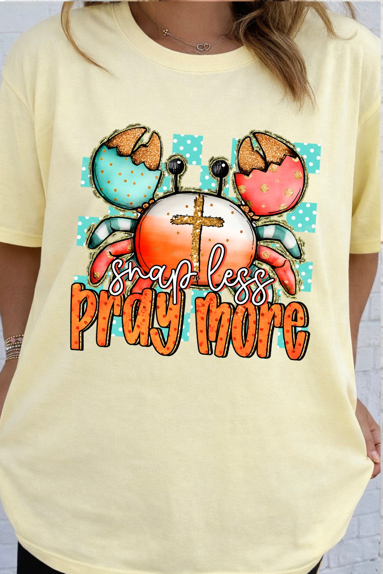 Snap Less, Pray More Tee