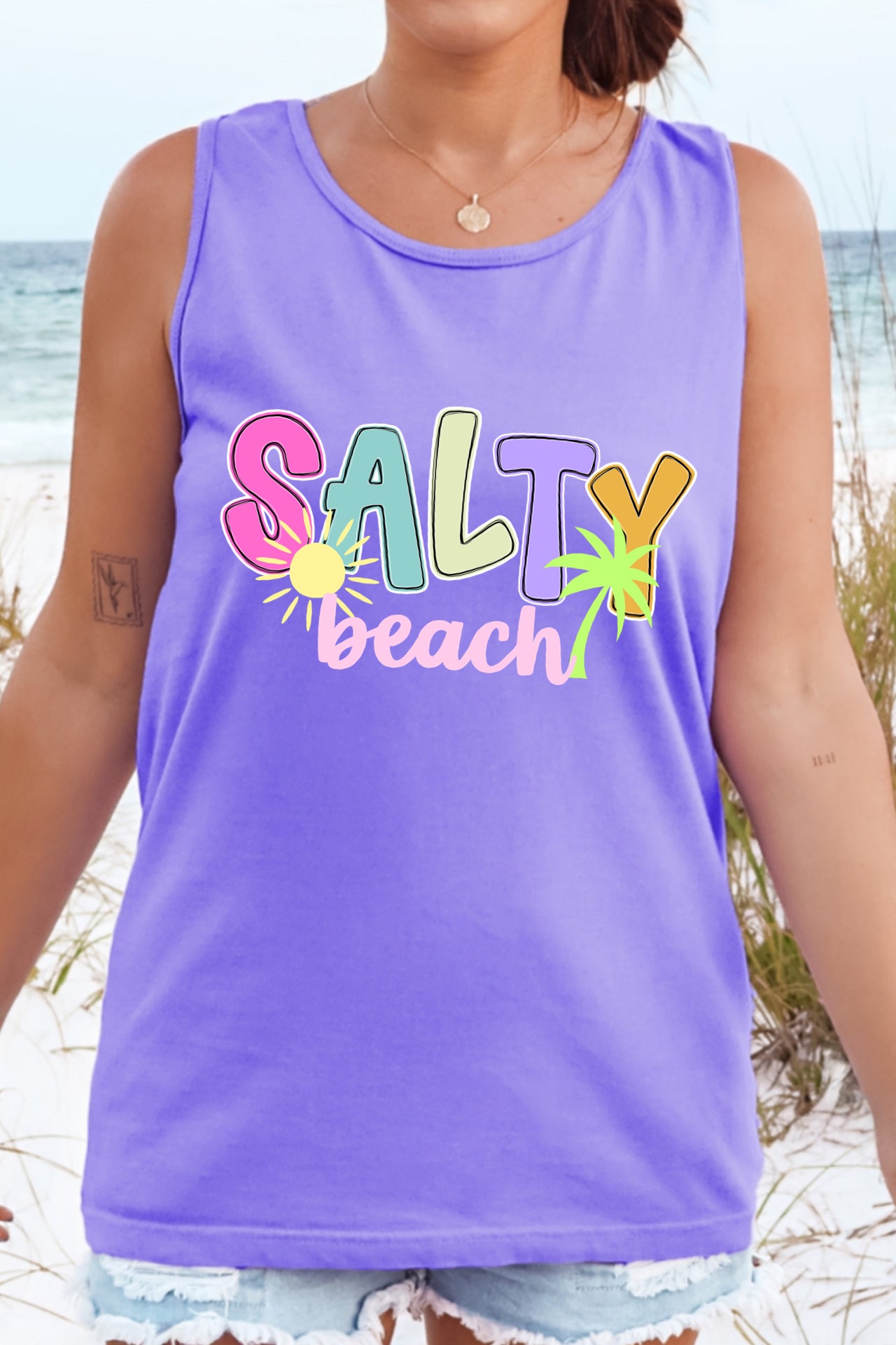 Salty Beach Tank Top