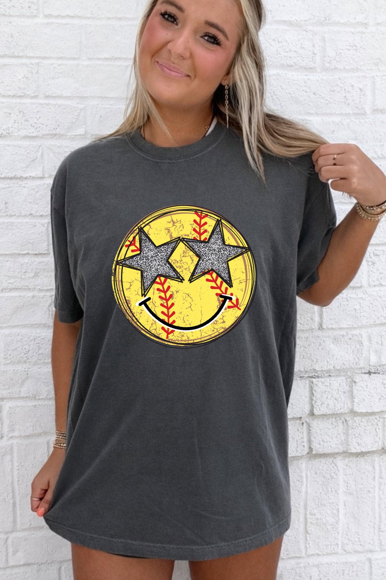 Smiley Baseball and Softball Tees & Tanks