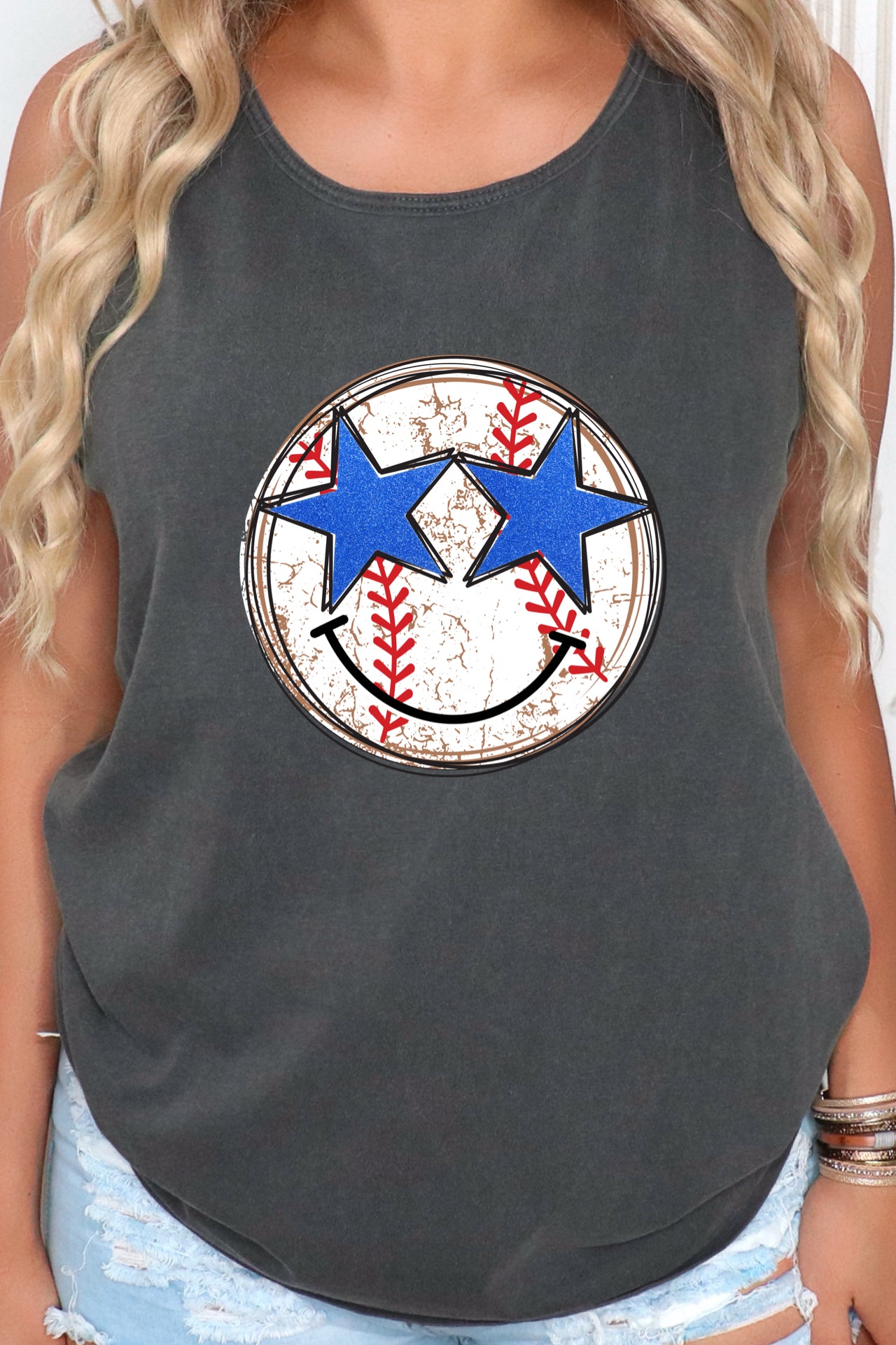 Smiley Baseball and Softball Tees & Tanks