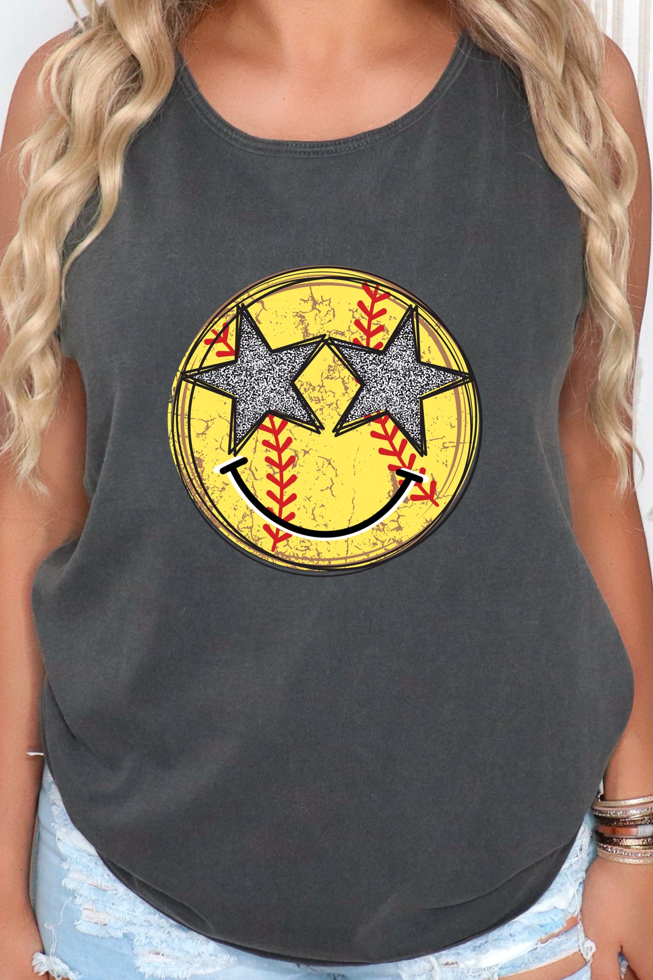 Smiley Baseball and Softball Tees & Tanks