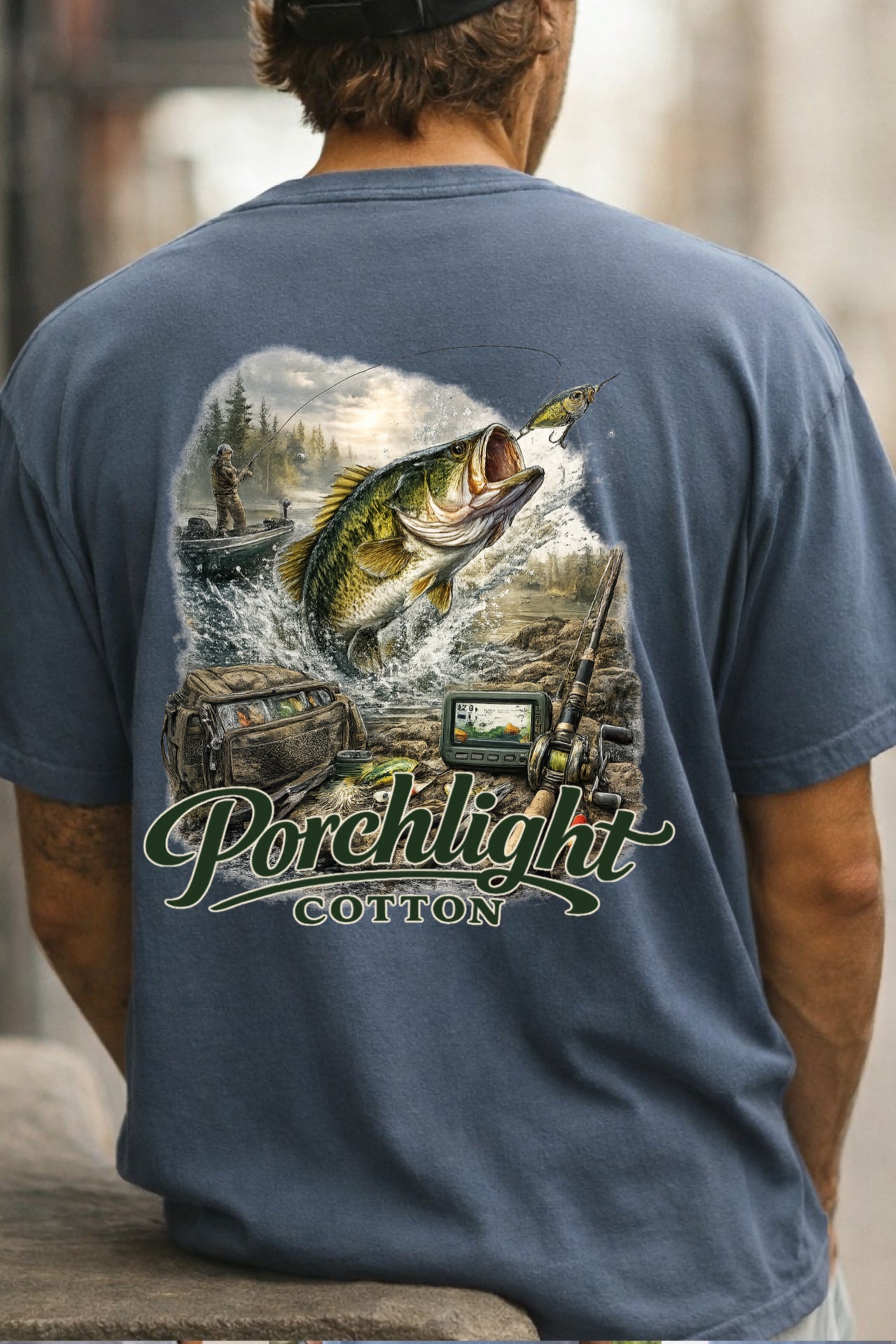 Porchlight Cotton Big Bass Tee