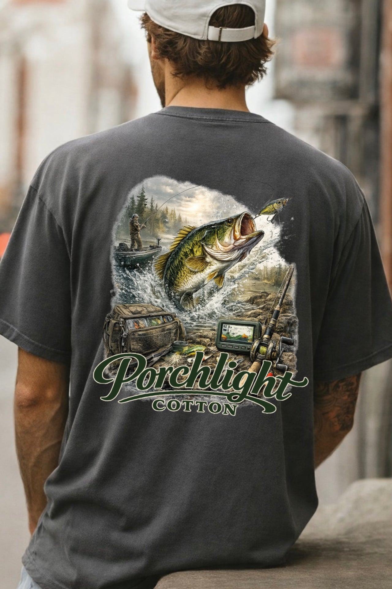 Porchlight Cotton Big Bass Tee