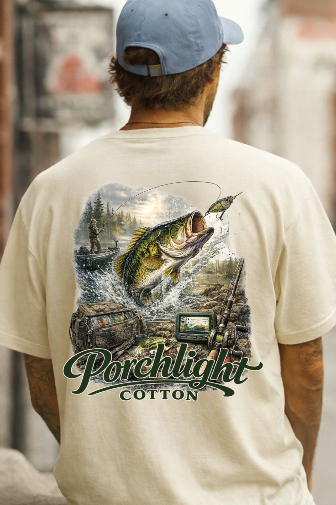 Porchlight Cotton Big Bass Tee
