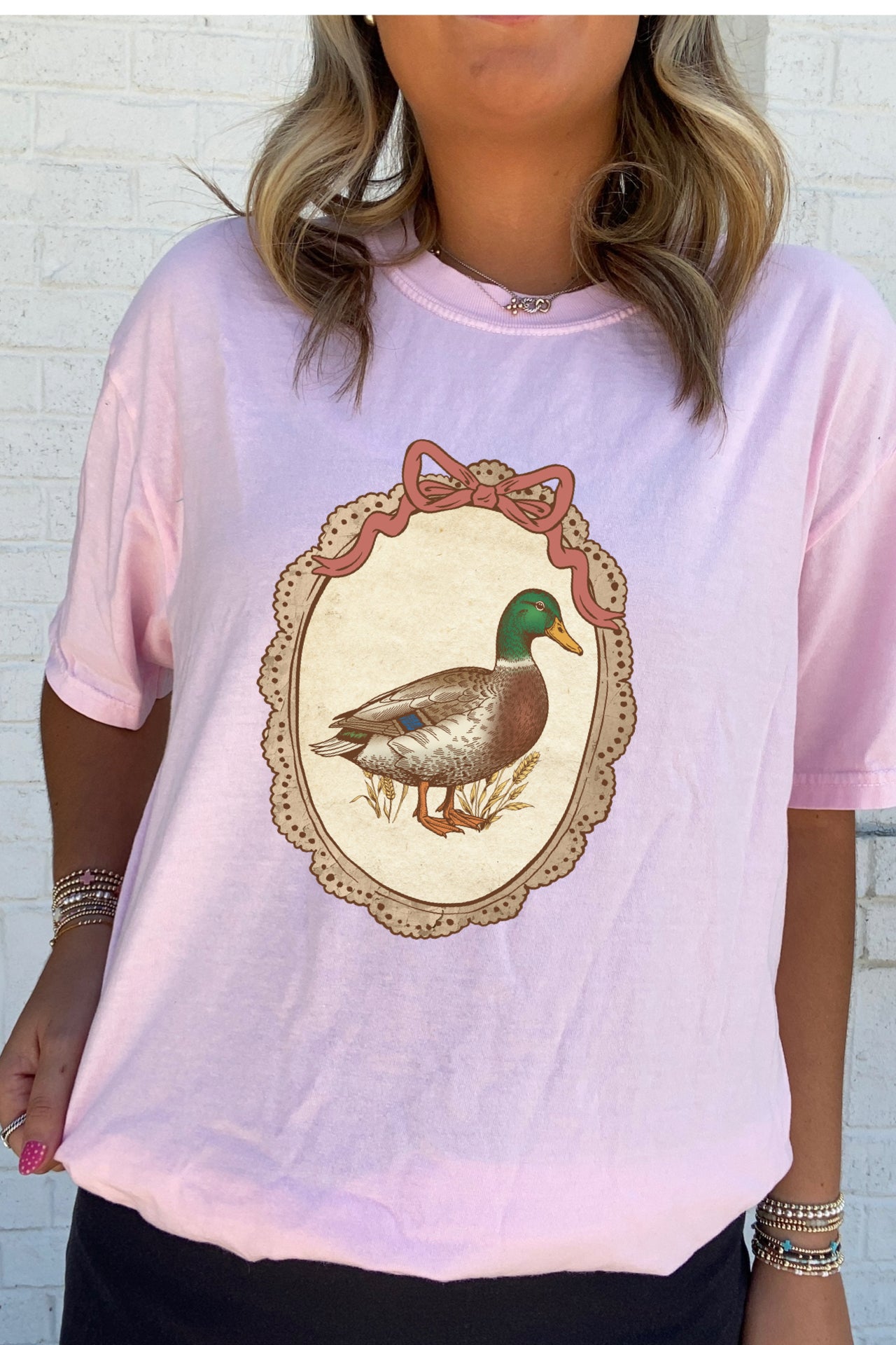 Vintage Frame Mallard Duck Tees