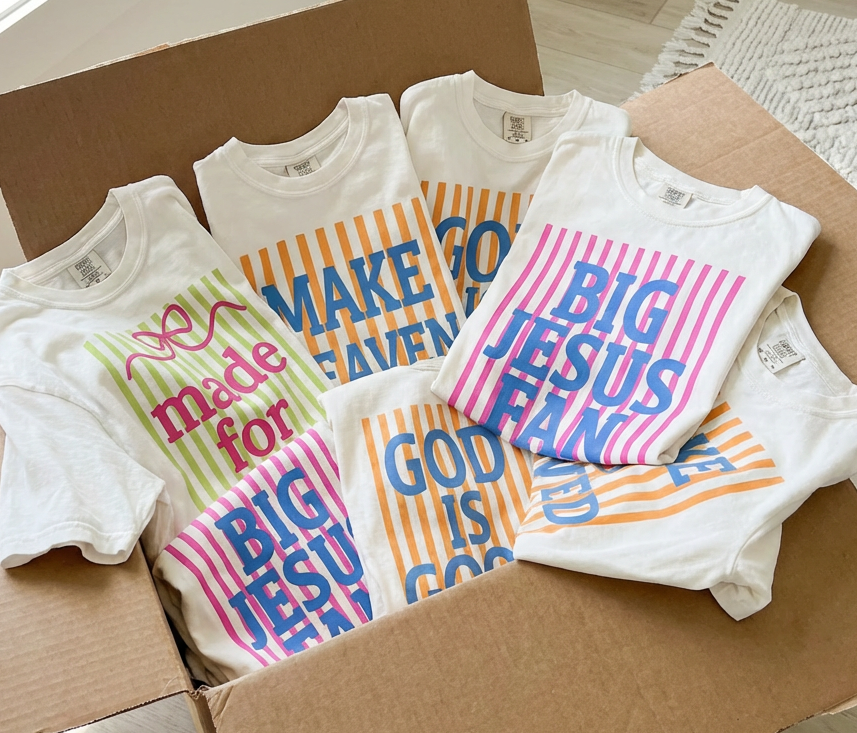 Striped Christian Tees