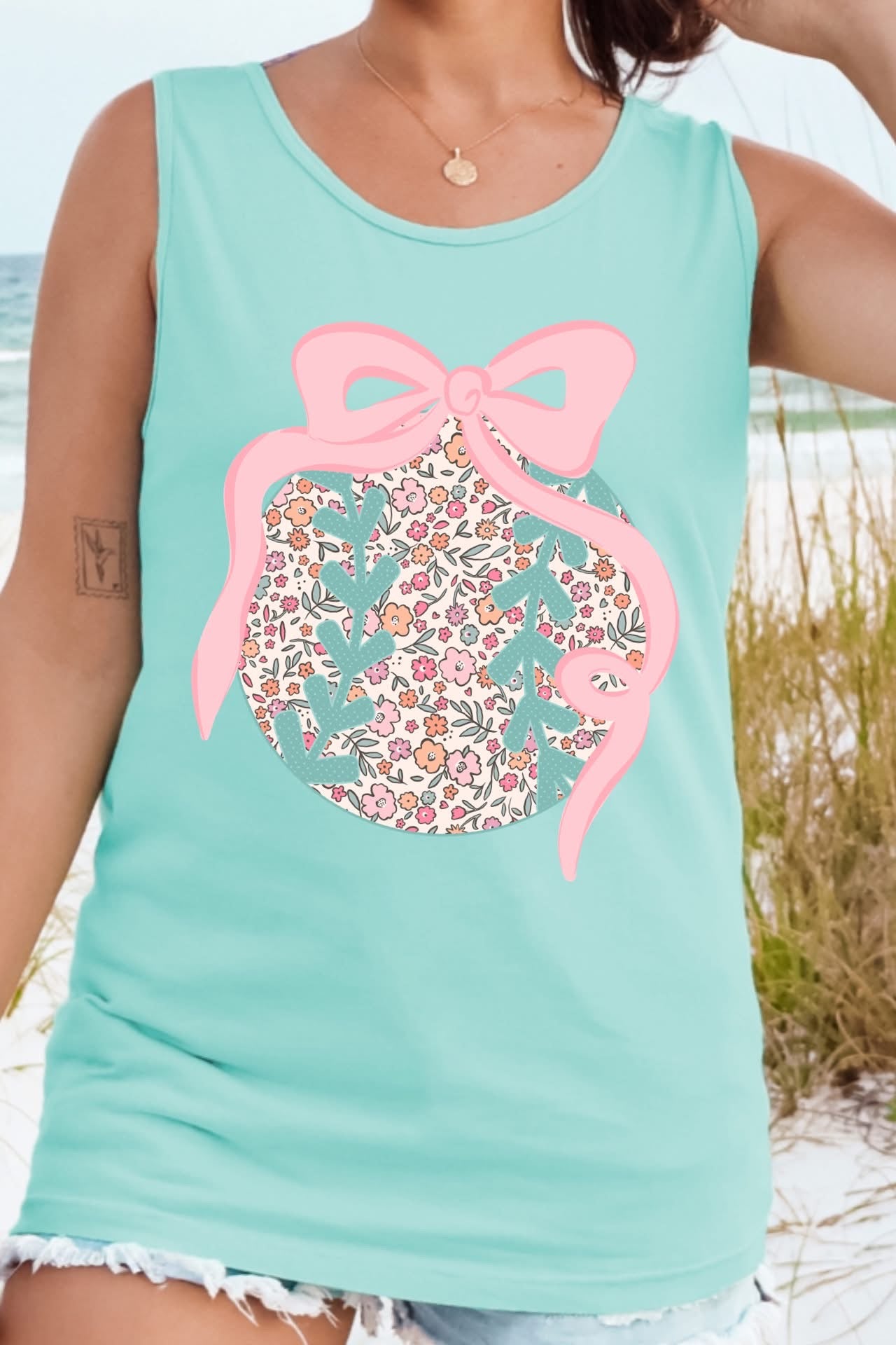 Pastel Floral Baseball / Softball Tees and Tanks